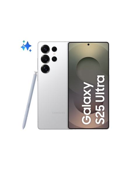 Samsung Galaxy S25 Ultra 17,5 cm (6.9") SIM doble Android 15 5G USB Tipo C 12 GB 256 GB 5000 mAh Plata, Blanco