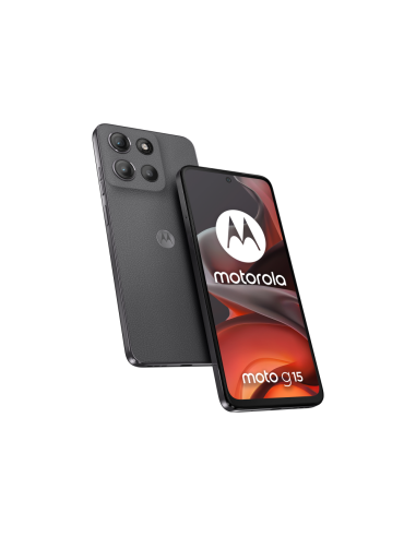 Motorola moto g15 17,1 cm (6.72") SIM doble Android 15 4G USB Tipo C 8 GB 256 GB 5200 mAh Gris