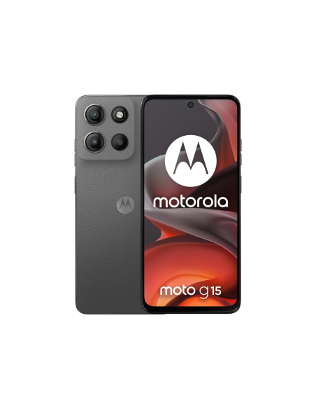 Motorola moto g15 17,1 cm (6.72") SIM doble Android 15 4G USB Tipo C 8 GB 256 GB 5200 mAh Gris