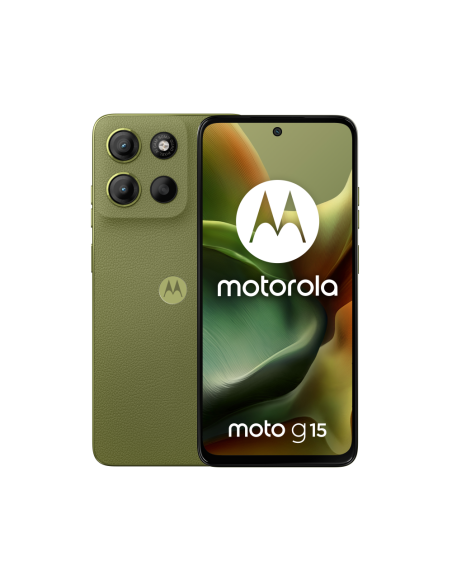 Motorola moto g15 17,1 cm (6.72") SIM doble Android 15 4G USB Tipo C 8 GB 256 GB 5200 mAh Verde