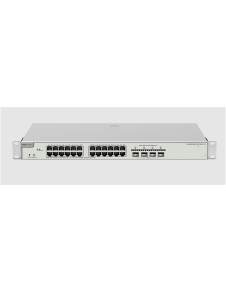 Ruijie Networks RG-NBS3200-24GT4XS-P-V2 switch Gestionado L2+ Gigabit Ethernet (10/100/1000) Energía sobre Ethernet (PoE) Gris