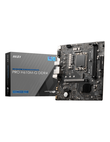 MSI PRO H610M-G DDR4 placa base Intel H610 LGA 1700 micro ATX