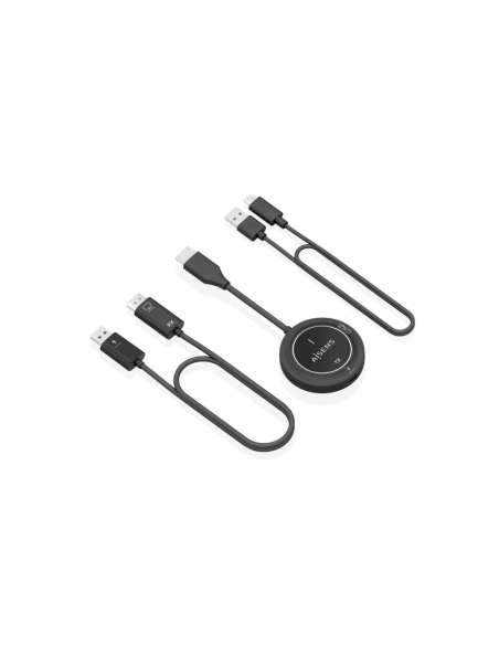 AISENS ASWL-H2K30M002-BK extensor audio/video Transmisor y receptor de señales AV