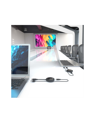 AISENS ASWL-H2K30M002-BK extensor audio/video Transmisor y receptor de señales AV