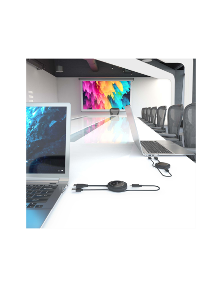 AISENS ASWL-H2K30M002-BK extensor audio/video Transmisor y receptor de señales AV