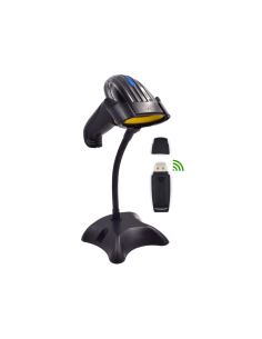 Ewent EW3430 lector de código de barras Lector de códigos de barras portátil 1D LED Negro