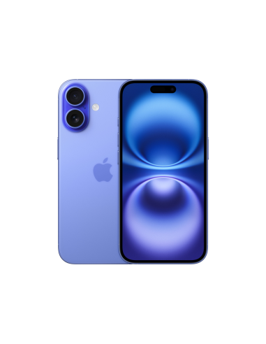 Apple iPhone 16 15,5 cm (6.1") SIM doble iOS 18 5G USB Tipo C 256 GB Azul