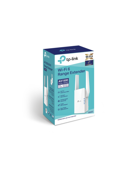 TP-Link RE505X ampliador de red Transmisor y receptor de red Blanco 10, 100, 1000 Mbit/s