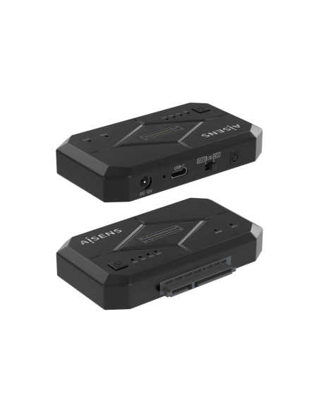 AISENS ASDS-M2SATA04B base de conexión para disco duro USB 3.2 Gen 1 (3.1 Gen 1) Type-C
