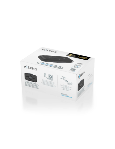 AISENS ASDS-M2SATA04B base de conexión para disco duro USB 3.2 Gen 1 (3.1 Gen 1) Type-C