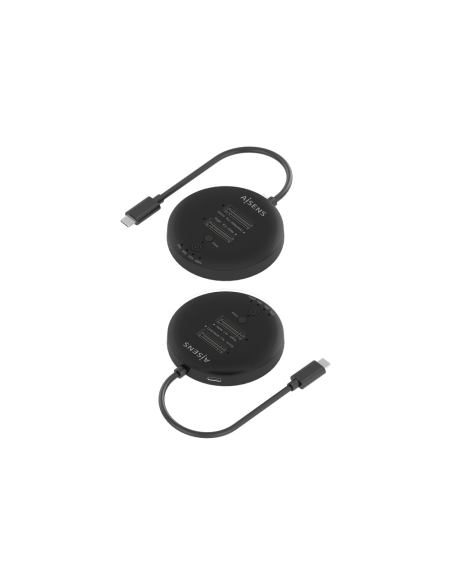 AISENS ASDS-2M2N05-BK base de conexión para disco duro USB 3.2 Gen 2 (3.1 Gen 2) Type-C