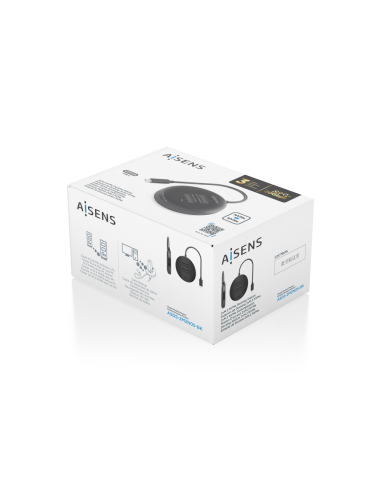 AISENS ASDS-2M2N05-BK base de conexión para disco duro USB 3.2 Gen 2 (3.1 Gen 2) Type-C