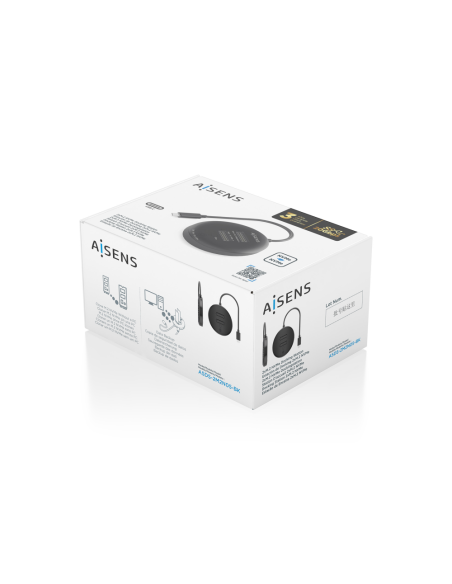 AISENS ASDS-2M2N05-BK base de conexión para disco duro USB 3.2 Gen 2 (3.1 Gen 2) Type-C