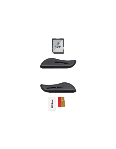 AISENS Lector de Tarjeta Inteligente DNI con Lector de Tarjetas SIM, SD, Micro SD, MMC, RS-MMC, MMC Micro, Negro