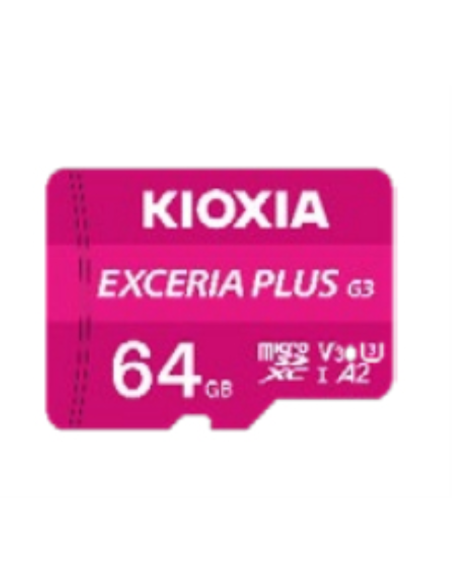Kioxia EXCERIA PLUS G3 64 GB MicroSDXC UHS-I Clase 10