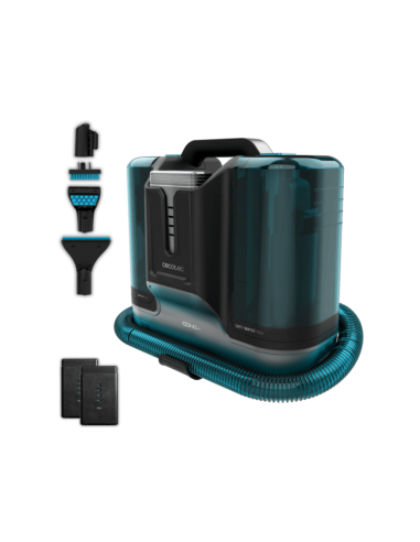 Cecotec 08666 máquina de limpieza de alfombras De mano Seca y húmeda Negro, Azul