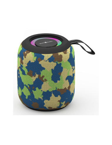Gembird GMB Audio SPK-BT-LED-05-CM altavoz portátil o de fiesta Altavoz monofónico portátil Camuflaje 8 W