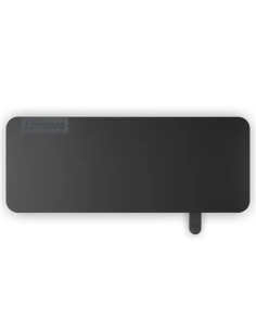 Lenovo 4X11N40212 base para portátil y replicador de puertos Alámbrico USB 3.2 Gen 1 (3.1 Gen 1) Type-C Negro