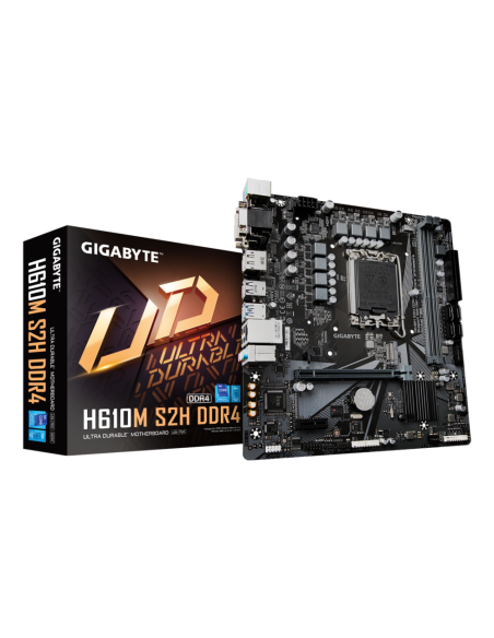 GIGABYTE H610M S2H DDR4 placa base Intel H610 Express LGA 1700 micro ATX