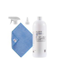 Ewent EW5680 kit de limpieza para computadora Pantallas / Plásticos, Universal Kit de limpieza para equipos 1000 ml