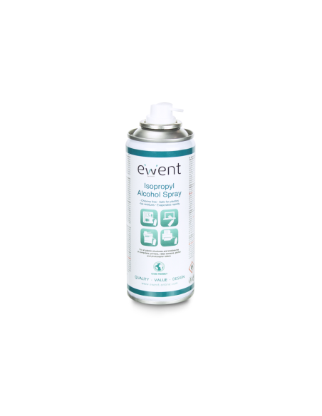 Ewent EW5613 kit de limpieza para computadora Impresora Espray para limpieza de equipos 200 ml
