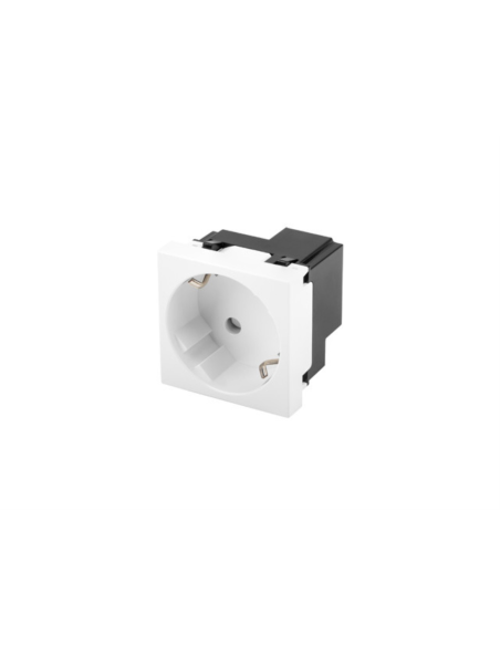 Lanberg AC-4545SW-F-W toma de corriente Tipo F Blanco