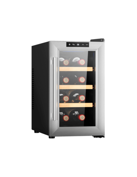 Cecotec 02708 enfriador de vino Nevera de vino termoeléctrico Independiente Acero inoxidable 8 botella(s)