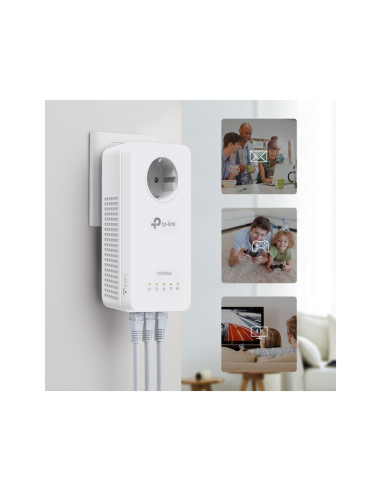 TP-Link TL-WPA8631P KIT adaptador de red PowerLine 300 Mbit/s Ethernet Wifi Blanco 2 pieza(s)