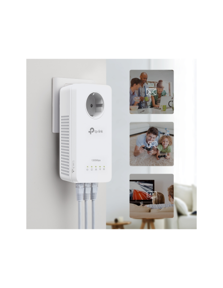 TP-Link TL-WPA8631P KIT adaptador de red PowerLine 300 Mbit/s Ethernet Wifi Blanco 2 pieza(s)