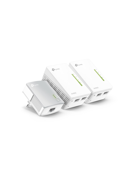 TP-Link TL-WPA4220T KIT adaptador de red PowerLine 300 Mbit/s Ethernet Wifi Blanco 3 pieza(s)