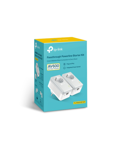 TP-Link TL-PA4010P KIT V5 adaptador de red PowerLine 600 Mbit/s Ethernet Blanco 2 pieza(s)