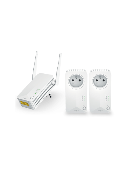 Strong Powerline WiFi 600 Triple Pack V2 600 Mbit/s Ethernet Blanco 3 pieza(s)