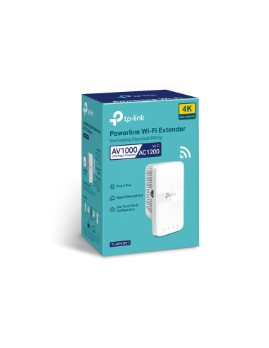 TP-Link TL-WPA7617 adaptador de red PowerLine 1200 Mbit/s Ethernet Wifi Blanco 1 pieza(s)