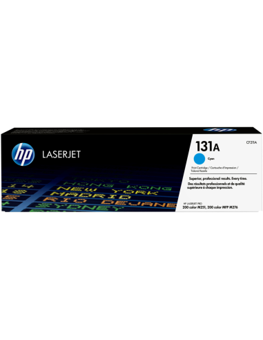 HP Cartucho de tóner original LaserJet 131A cian