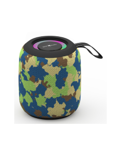 Gembird GMB Audio SPK-BT-LED-05-CM altavoz portátil o de fiesta Altavoz monofónico portátil Camuflaje 8 W