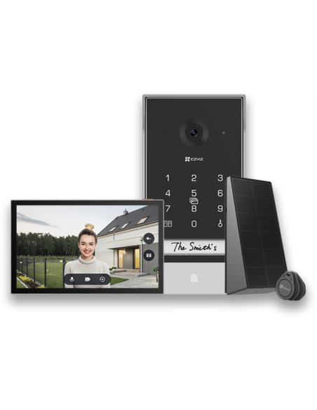 EZVIZ EP7 sistema de intercomunicación de video 17,8 cm (7") Negro, Plata