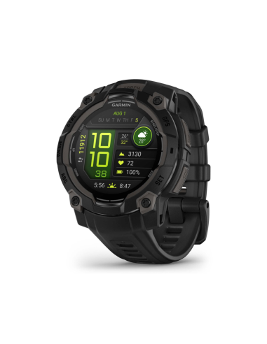 Garmin Instinct 3 AMOLED 3,05 cm (1.2") 45 mm Digital 390 x 390 Pixeles Pantalla táctil Negro GPS (satélite)