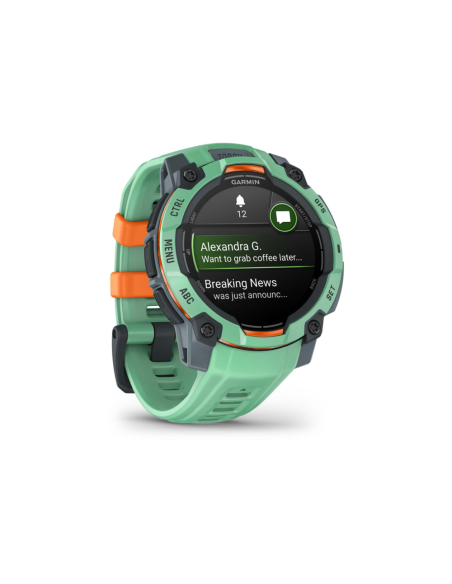 Garmin Instinct 3 AMOLED 3,05 cm (1.2") 45 mm Digital 390 x 390 Pixeles Pantalla táctil Verde GPS (satélite)