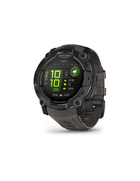 Garmin Instinct 3 AMOLED 3,3 cm (1.3") 50 mm Digital 416 x 416 Pixeles Pantalla táctil Negro GPS (satélite)