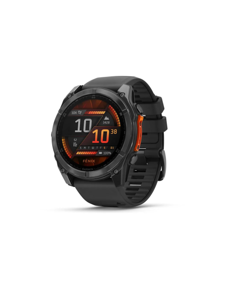Garmin Fenix 8 3,56 cm (1.4") AMOLED 51 mm Digital 454 x 454 Pixeles Pantalla táctil Gris Wifi GPS (satélite)