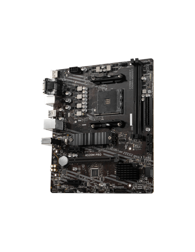MSI A520M PRO placa base AMD A520 Zócalo AM4 micro ATX