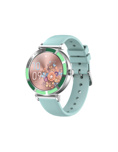 Trevi T-FIT 245 L 3,23 cm (1.27") IPS 41 mm Digital Pantalla táctil Verde, Metálico