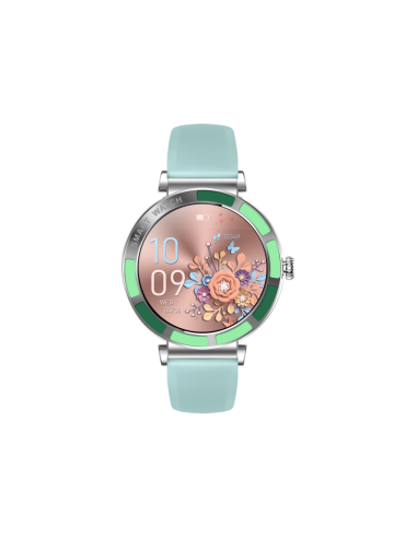 Trevi T-FIT 245 L 3,23 cm (1.27") IPS 41 mm Digital Pantalla táctil Verde, Metálico