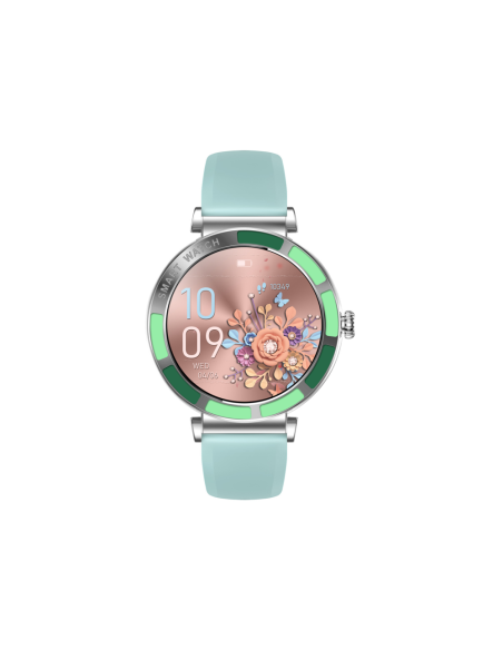 Trevi T-FIT 245 L 3,23 cm (1.27") IPS 41 mm Digital Pantalla táctil Verde, Metálico