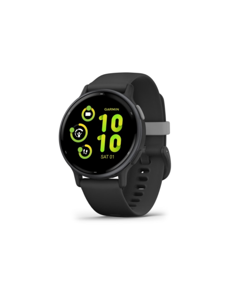 Garmin Vivoactive 5 3,05 cm (1.2") AMOLED 42 mm Digital 390 x 390 Pixeles Pantalla táctil Negro Wifi GPS (satélite)
