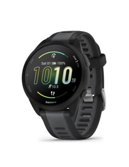 Garmin Forerunner 165 3,05 cm (1.2") AMOLED Digital 390 x 390 Pixeles Pantalla táctil Negro GPS (satélite)