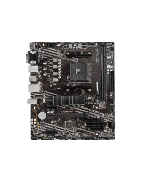 MSI A520M PRO placa base AMD A520 Zócalo AM4 micro ATX