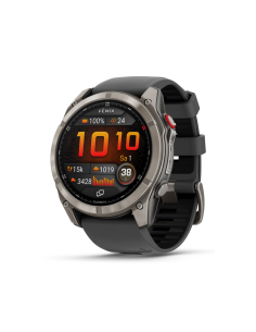 Garmin fenix 8 Pro 3,56 cm (1.4") AMOLED 51 mm Digital 454 x 454 Pixeles Pantalla táctil Grafito, Titanio Wifi GPS (satélite)