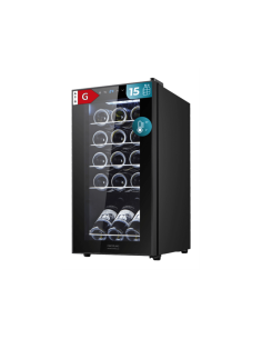 Cecotec 00120 enfriador de vino Nevera de vino Independiente Negro 15 botella(s)