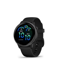 Garmin vívoactive 6 3,05 cm (1.2") AMOLED 42 mm Digital 390 x 390 Pixeles Pantalla táctil Negro Wifi GPS (satélite)
